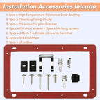 Pilot Assembly for Water Heater Parts Compatible with Rheem Ruud Richmond SP21058 SP20824 SP20754 SP20800 | NG/LP Universal Burner Ignition Replacement Kit with Thermopile & Sparker