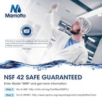 MARRIOTTO XWF Water Filter Replacement for GE XWF Refrigerator Water Filter, 3 Pack (Not XWFE)