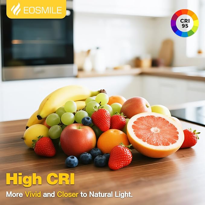 4 Inch 6 Pack Gimbal LED Recessed Lighting, 360°&90°Adjustable Eyeball Directional Wafer Light,Downlight, Dimmable, 12W 1100LM CRI95, White, 2700K 3000K 3500K 4000K 5000K 5CCT, ETL&FCC