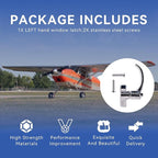 Left Hand Window Latch with Screw Compatible with 1954-1977 Cessna100,200,300 Series Aircraft