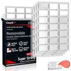 Large Mounting Putty No Trace, Museum Double Sided Tape Glue Adhesive Dots Clear Sticky Tack, Non-Toxic Picture Hanging Adhesive, 0.39 x 0.78 in (252 Pcs)