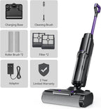 Twotoo Wet Dry Vacuum Cleaner,45Mins Runtime Cleaning Area 2,583 ft²,Cordless Vacuum Cleaner, Cordless Vacuum and Mop All in One,Self-Cleaning,for Hard Floors Sticky Messes and Pet Hair,W15 Set