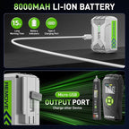 Huepar Pro Laser Level 3 x 360 Self Leveling Red Beam Laser Tool, High Accuracy Professional 3D Cross Line Laser with 8000mAh Rechargeable Li-ion Battery, Magnetic Bracket & Hard Carry Case ZK03CR