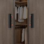 homdiy 25 Pack Adjustable Black Cabinet Pulls 2" to 8.8" (51-224mm) Adjustable Hole Distance Drawer Pulls