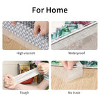 Heavy Duty Double Sided Tape, 2inx66FT/50mmx20m, White,Clear Mesh, Extra Strong Adhesive for Carpets, Picture Hanging, DIY Projects - Hand Tearable