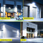 ledmo LED Wall Pack 120W 5000K 15840LM Outdoor Security Flood Light Waterproof IP65 LED Wall Lights for Garage Warehouses Parking Lots