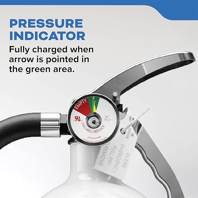 Kidde Fire Extinguisher for Boats, Single-Use 2A10BC