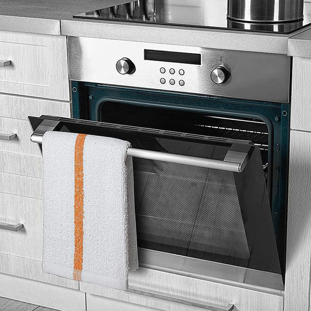 Bar Mop Gold Stripe 10lbs 16x19 Pack of 60 100% Cotton Double Stitched Route Ready Absorbent Kitchen Towel Dish Towels and Dishcloths Towels Sets Washcloth Kitchen Towel