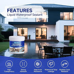 Transparent Waterproof Adhesive, 35oz Leak Invisible Waterproof Sealant for Roofs, Walls, Bathroom, Shower, Window Sills, Indoor & Outdoor Water Proof Paint