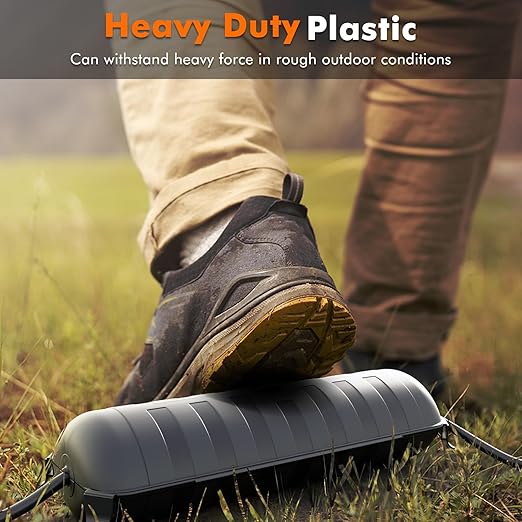 RESTMO Outdoor IP44 Waterproof Electrical Box, Weatherproof Extension Cord Cover, Safety Seal Enclosure to Protect Power Connections, Holiday Light Decorations, Power Tools, Fountains, Gray