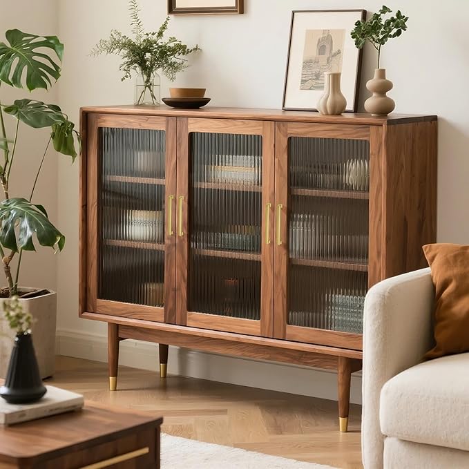 3 Pack 5 Inch(128mm) Hole Center Brushed Gold Modern Cabinet Pulls Kitchen Cabinet Handles Kitchen Cabinet Hardware Timeless Drawer Pulls for Dresser Cupboard Wardrobe, B-Gold(5x3)