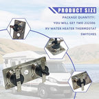 2-Pack 232306 Water Heater Thermostat Switch Compatible with Suburban SW Series RV Water Heater Parts 120V SW6DE SW6DEL SW10DE SW10DEL SW12DE SW12DEL, RV Water Heater Thermostat Switch