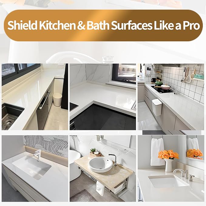 Marble Polishing Paste, Professional Marble Cleaner & Quartz Polish, Stone Sealer & Protector for Countertops, Floors, and Walls – Marble Polishing Compound Kit, 2.2LB (2 Piece)