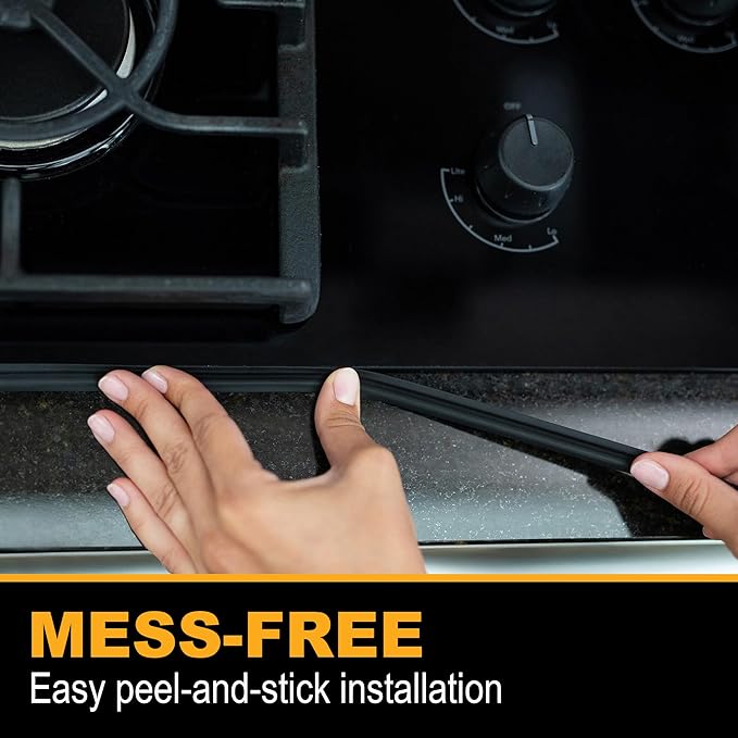 InstaTrim The Original Flexible Trim -10ft Dark Brown 3/4" Wide Caulk Tape - Adhesive Trim with Many Uses Including Caulking for Bathtubs, Sinks, Counters, Tile, Floors - Made in USA