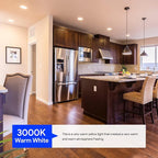 ENERGETIC SMARTER LIGHTING LED Recessed Light Bulbs BR40, 110W Equivalent 14W, Dimmable, 1600 High Lumens, Warm White 3000K, Indoor Flood Lights for Recessed Cans, UL Listed, 6 Pack