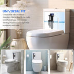 Jamini Toilet Fill Valve Replacement Kit, Quick-Install Inlet Valve with Connector & Refill Tube, Fixes Slow Filling, Leaks, Noisy Tank, Universal for Most Toilet Tanks