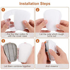 6001 Activated Carbon Filter Cartridges Replacement for Gas Respirator, Filter Cartridges Suitable for 6100/6200/7501/7502/6502/6800 10PCS(5Pack), Brown,white