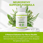 Nerve Support Formula for Neuropathy - Your Nerve Savior Supplement with B Vitamins and Alpha Lipoic Acid - Rapid Absorption for Nerve Discomfort Relief - 60 Capsules