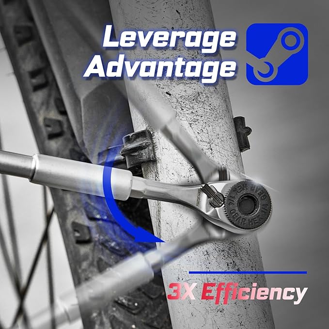 19 Pieces Ratcheting Screwdriver Set, Mini Rachet Wrench, Rachet Screwdriver Handle and Nut Driver with 12 Pcs Impact Screwdriver Bits, Portable Hand Tools Set for Repair DIY