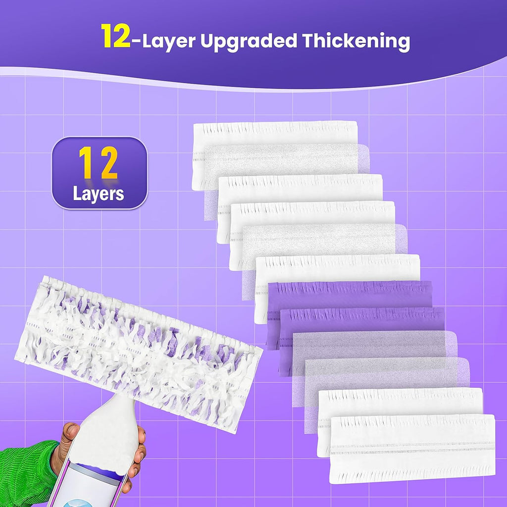 20 Pack Power Mop Pad Refills for Swiffer PowerMop Multi-Surface Mop, Powermop Multi-Surface Mop Pad Replacement Kit