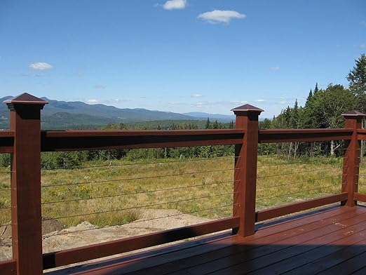 Cable Railing Stainless Steel Protector Sleeves for Wood and Composite Posts for 1/8", 5/32" or 3/16" Cables (Lot of 10)