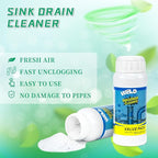 Drain Cleaner Powder, Powerful Pipeline Dredging Agent, Kitchen Unblocker, Sink and Drain Cleaner Powder for Kitchen Toilet（6Pcs）