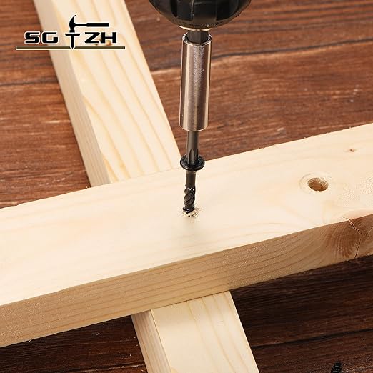 #8 x 1-1/2" Deck Screws (1610Pcs) 10lb. Carbon Steel, Black, Flat Head, Rust Resistant epoxy Coated, with T25 Star Bit