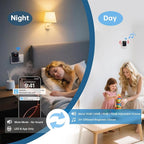 Briidea WiFi Mailbox Alert with LoRa Technology Up to 1200ft Long Range, Updated Sensing Technology Fits for Any Mailbox Type, 2.4 & 5GHz Dual-Band WiFi Compatible