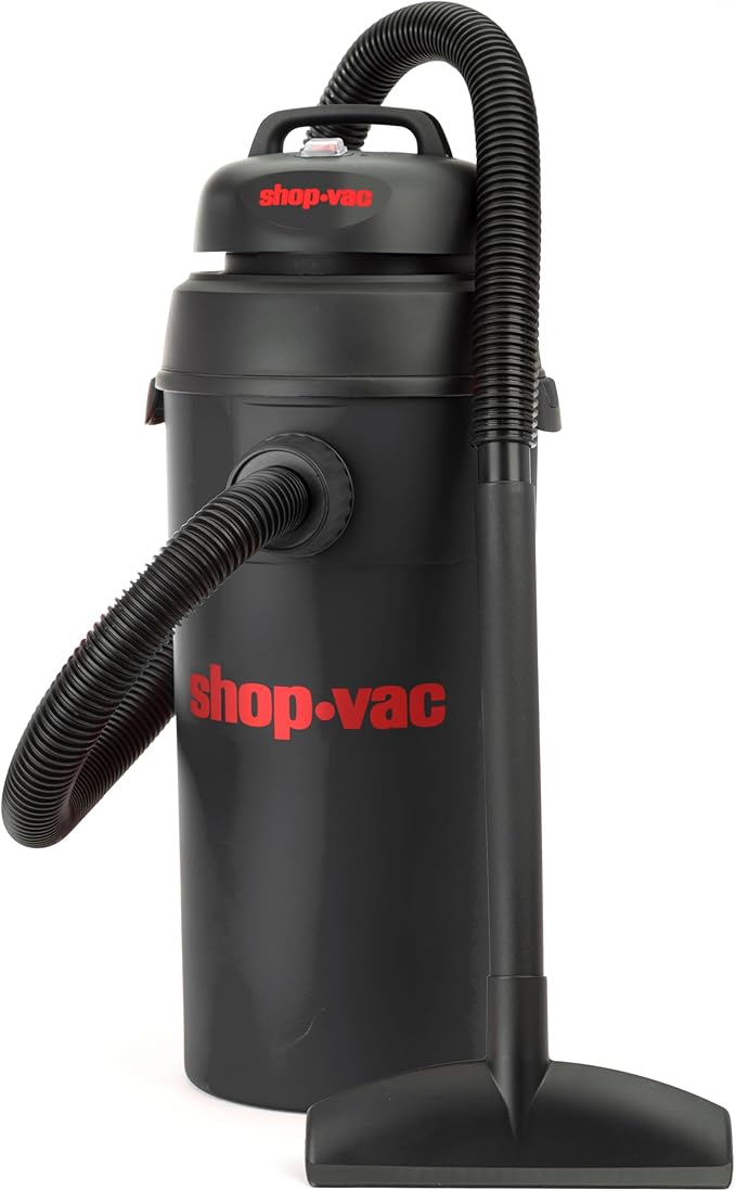 Shop-Vac 9522205 5 Gallon 5.5 Peak HP Hangup Wet/Dry Vacuum, 1.25 Inch Diameter x 18 Foot Hose, 6 Foot Cord, Wall Mount Included, Ideal for Garage, Workshop & Home