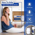 Express Water Elite RO Reverse Osmosis Alkaline Water Filtration System – Quick Twist Filter Change 9 Stage RO Water Filter– Under Sink Water Filter with Alkaline Filter for Essential Minerals 100 GPD