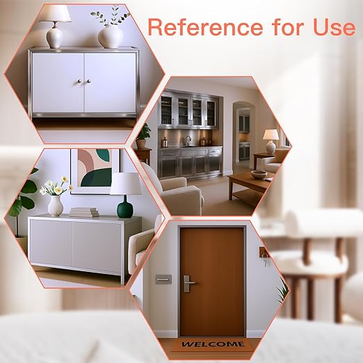 GSCIT Club Silver Edge Banding, 1 1/2 Inch x 25ft Aluminum Brushed Edge Banding PVC Edge Trim for Cabinet Repair Furniture