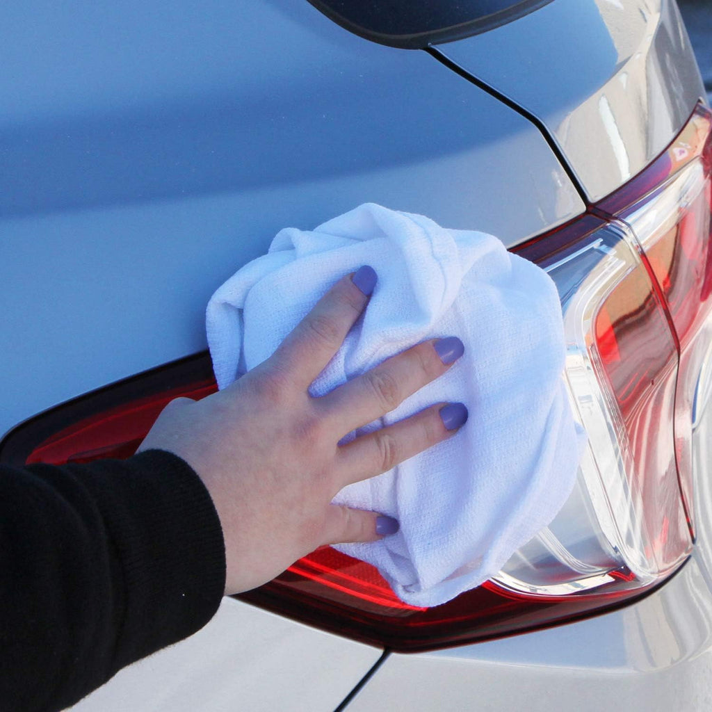 Arkwright Surgical Huck Towels - (Pack of 12) Lint Free & Highly Absorbent Pre-Treated Cotton Cleaning Cloths, Perfect for Medical, Auto Detailing, Window Glass, and Shop, 16 x 26 in, White