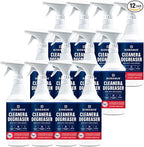 Bioesque Heavy Duty Multi-Surface Cleaner & Degreaser Concentrated Professional Formula, 32 Fl Oz (Pack of 12)
