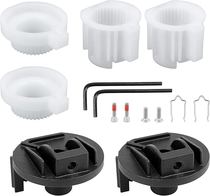 116653 Shower Faucet Handle Adapter Kit Replacement for Moen Posi-Temp Handles, Replacement Parts Compatible with Moen Single Handle Tub/Shower Faucet Valve Cartridge