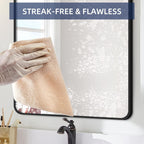 & PLUSH Microfiber Cleaning Cloth Roll - 50 Pack, Tear Away Microfiber Towels, 12" x 12", Reusable, Washable, Streak Free, Ultra Absorbent Dish Rags for Car, Home, Garage or Shop (Beige)