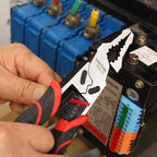 HAUTMEC 9" Linesman Pliers,High Leverage Combination Pliers 4 in 1 Multifunctional Heavy Duty Lineman Tools HT0273-PL