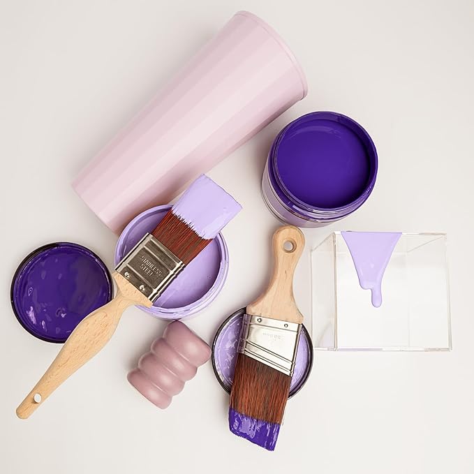 Dixie Belle Paint Company Chalk Finish Furniture Paint - Amethyst (32oz) - Matte Deep Purple Chic Chalk Mineral DIY Furniture Paint