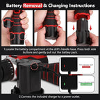 KingTool 276-Piece Tool Set Kit - Tool kit with 12V Cordless Power Drill Driver Toolbox Storage Case with Drawer, Drill Set Perfect for Homeowner, Diyer, Handyman