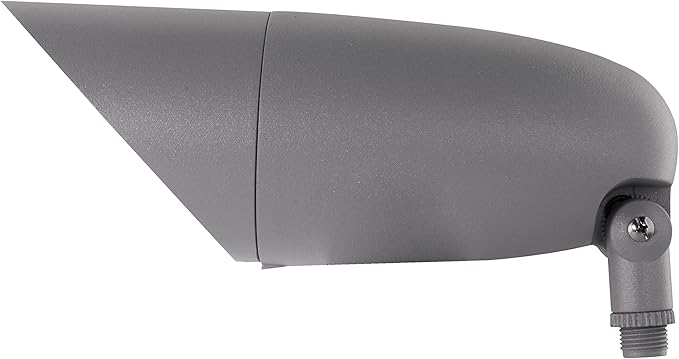 Nuvo 62/1208 One Light 12.2-Inch LED Landscape Floodlight, 12W/120V, 3000K/1240 Lumens, Light Gray