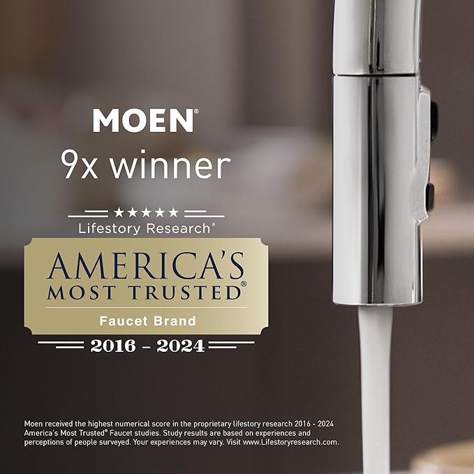 Moen Black Single Stage Under Sink Advanced Water Filtration System Advanced Carbon Replacement Filter for F9800, F9820