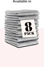 Non Scratch Wire Dishwashing Rag - Upgraded Double Layer 8 Pcs, Reusable Multipurpose Wire Dishcloth for Wet & Dry Cleaning, Ideal for Kitchen, Sinks, Pots & Pans