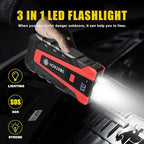 Scatach 011 5000A Car Battery Jump Starter,12V Jump Starter Battery Pack (up to 14.0L Gasoline and 12.0L Diesel Engine), Portable Jump Box with 3 Modes Flashlight and Jumper Cable