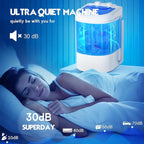 Superday Mini Portable Washing Machine, Single Tub Compact Laundry with Spin Cycle, 6.6LBS Washing Capacity Small Electric Washer Machine for Home, Apartments, Outdoor, RV, Dormitory, Blue