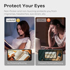 Linkind A19 LED Light Bulbs Dimmable, 60W Equivalent Light Bulbs, E26 Base, 5000K Daylight, 9.5W 840 Lumens 120V, UL Listed FCC Certified, LED Lights for Bedroom Living Room Home Office, 12 Packs