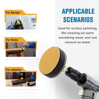 S SATC 2 Inch Hook and Loop Sanding Pad for Sanding Disc with 1/4 Inches Drill Sanding Attachment and Foam Sanding Pads for Polish Wood Metal Glass