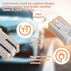 15A 32V Mini Slotted Automotive MCASE Shaped Cartridge Fuse Kit(Pack of 10pcs,15A)