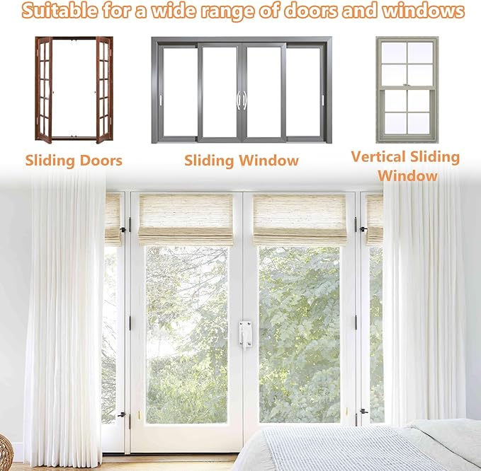 10 Pack Cam Action White Window Sash Locks, Security Window Latches Replacement Sash Lock, Replacement Sash Lock for Horizontal Sliding Windows and Vinyl Single or Double Windows