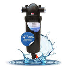 Hardless NG4L Whole House Water Filter- Salt-Free Softening Device - Reduces Limescale, Sediment & More - Compact, Easy to Install- Comes w/ 3/4" Inlet/Outlet - Filtration System for Extra Hard Water