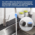 116711 Faucet Aerator Water Flow Restrictor,1.5 Gpm Aerator Inserts Replacement Parts for Moen Bathroom Kitchen Sink,2 pcs