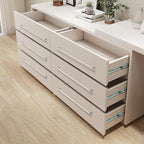 10 Pack 11.3 Inch(288mm) Hole Center Modern Satin Nickel Cabinet Pull Handle Timeless Vanity Drawer Pull Handle Classic Cabinet Hardware for Kitchen Bathroom, Screws Included, Nickel-B(11.3x10)